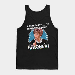 Judge Judy - 3 wise men? Baloney! Christmas Tank Top